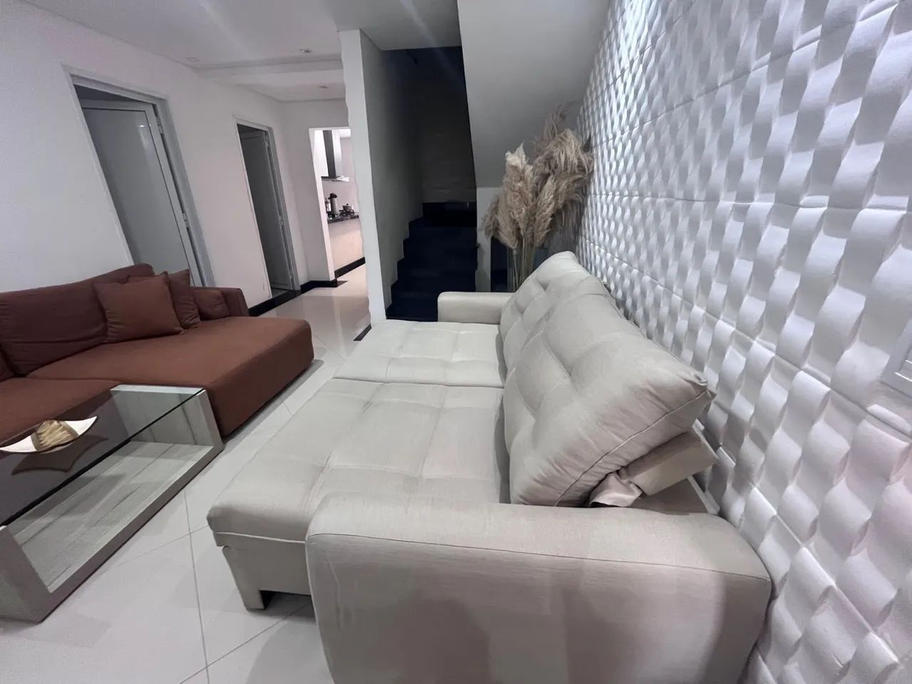 Sofá Retrátil e Reclinável seminovo - Foto 3