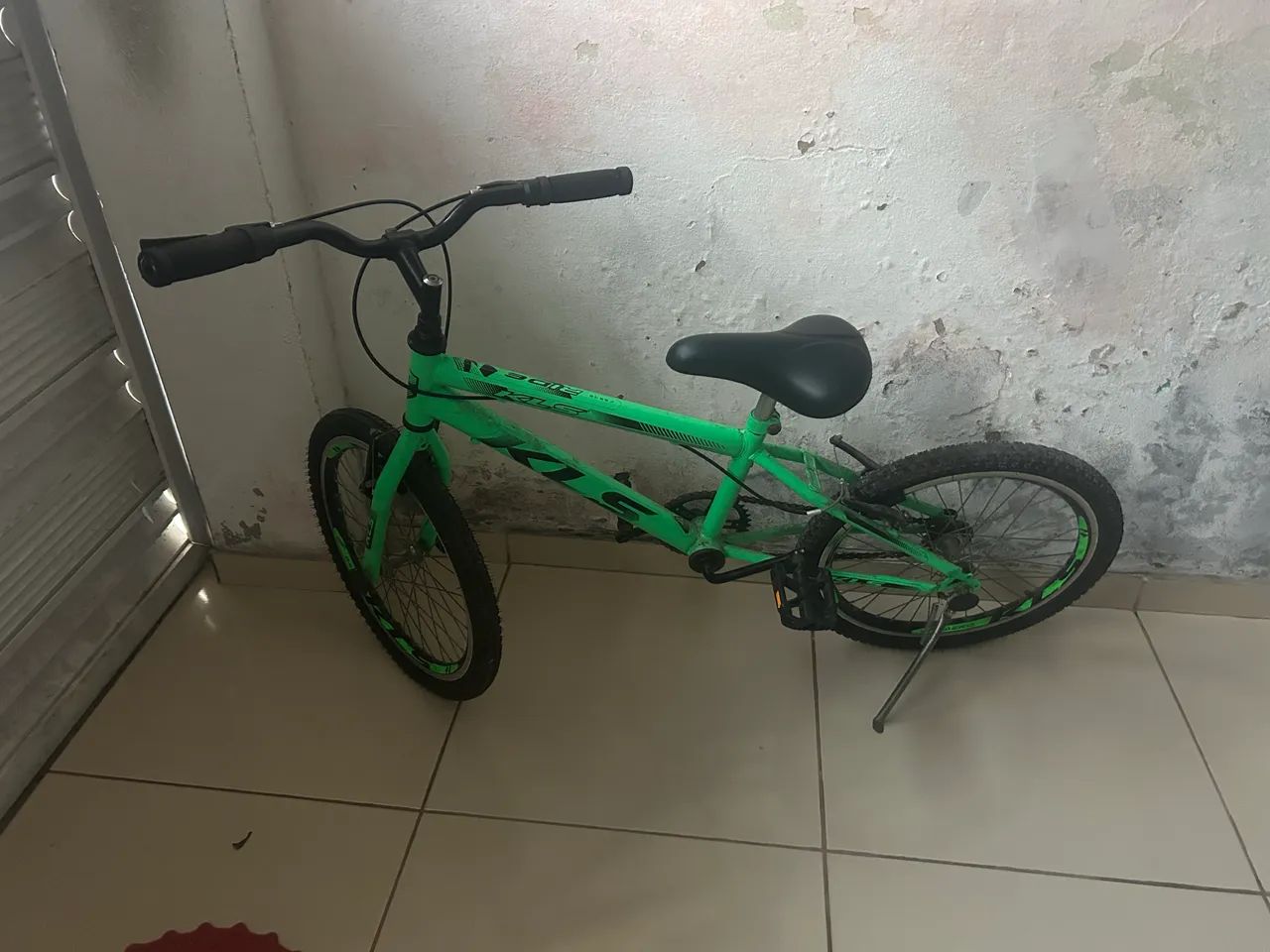 Bicicleta verde