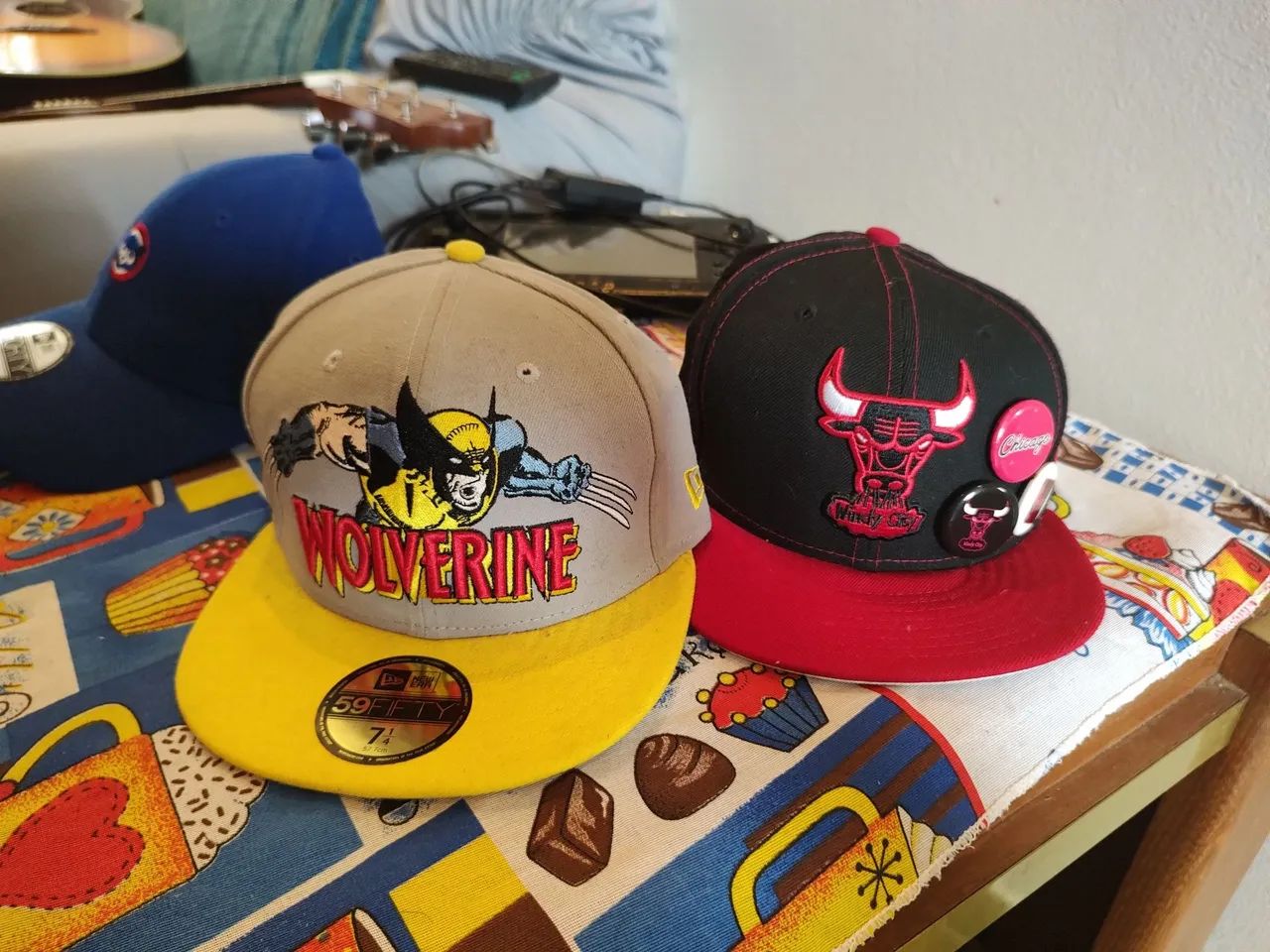 Bonés new era Wolverine, Chicago Bulls e Chicago cuba. - Foto 3