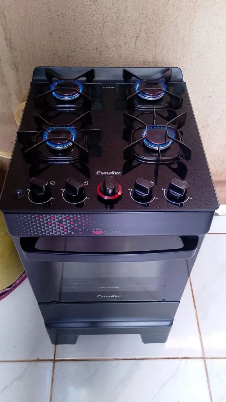Fogão Esmaltec ideal mesa vidro automático  - Foto 2