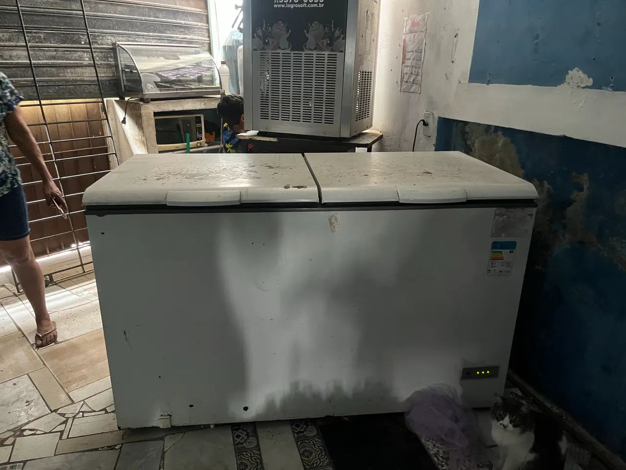 Freezer horizontal dupla