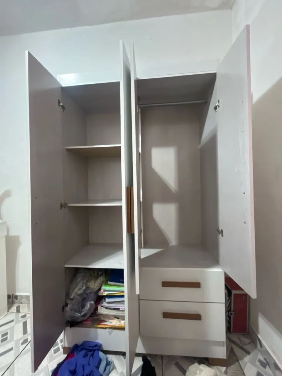 guarda roupa de solteiro usado - Foto 2
