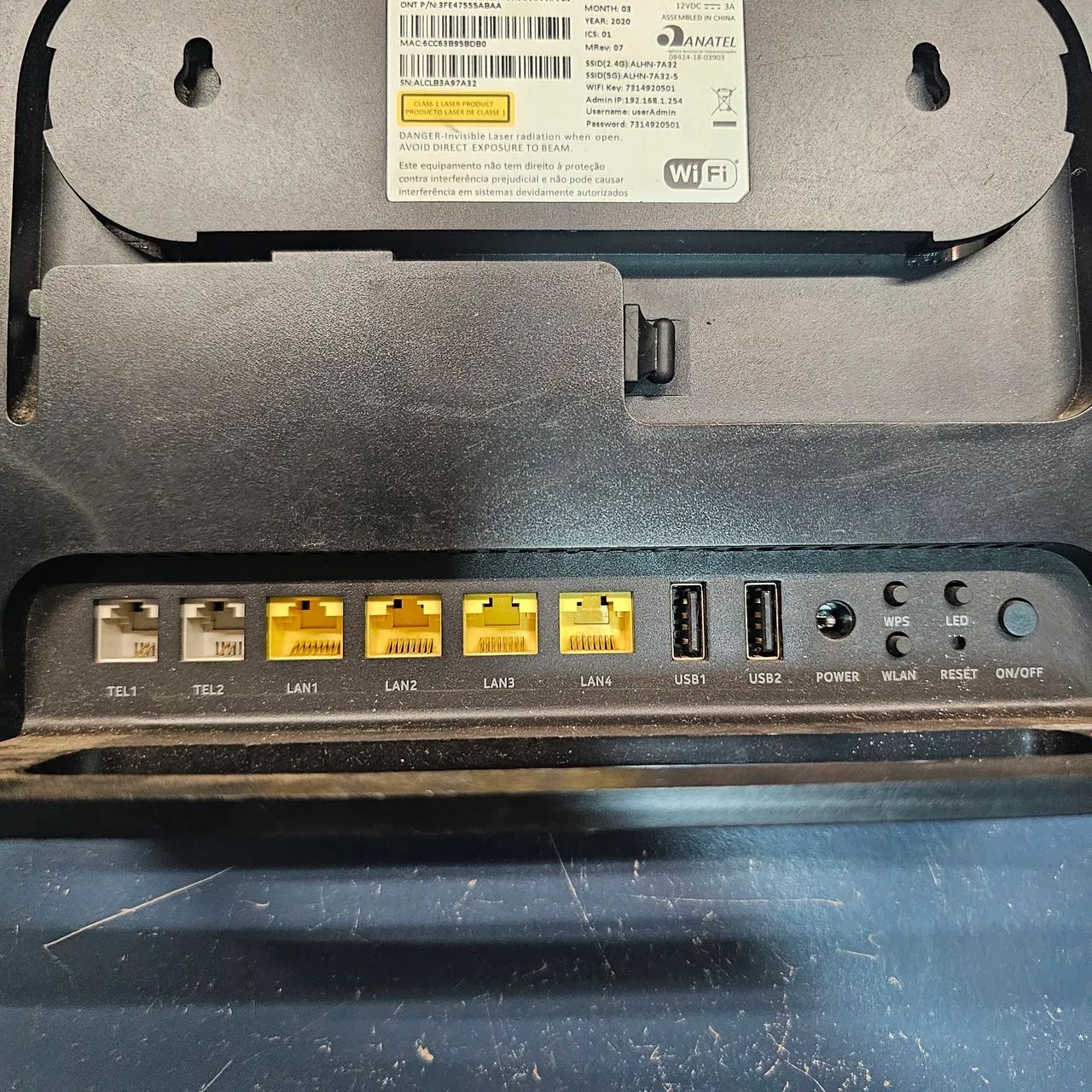 GPON WIFI NOKIA G-240W-G -AC1200 - SC/APC  - Foto 4