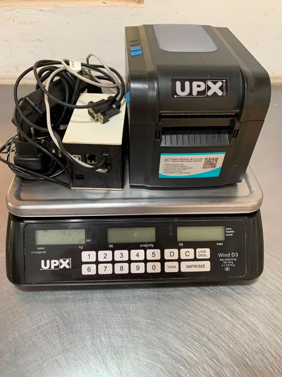 Balança Eletrônica UPX Solution Wind D3 com Impressora de Etiquetas - Foto 3