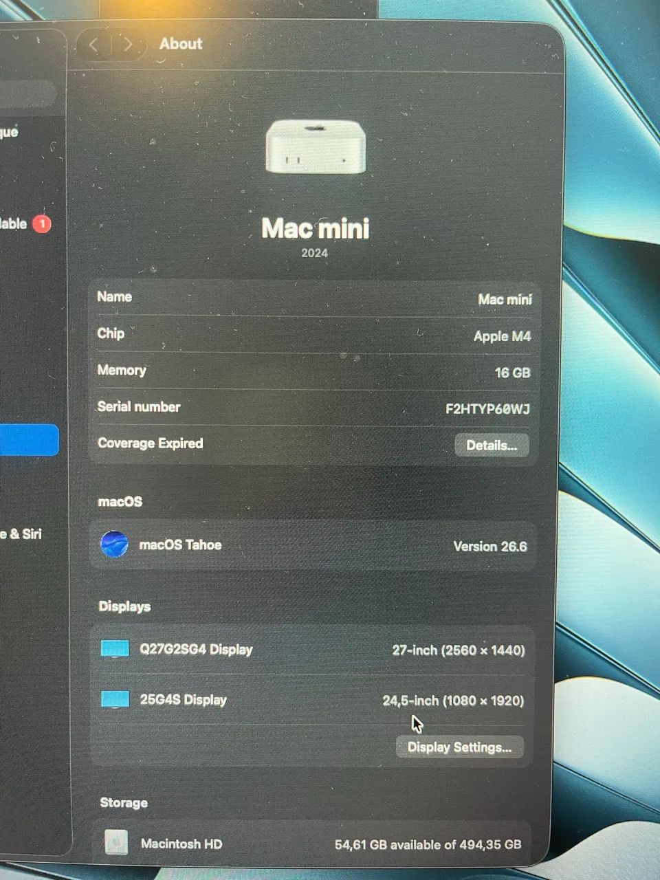 Mac Mini M4 - 16 RAM - 512 SSD - Foto 3