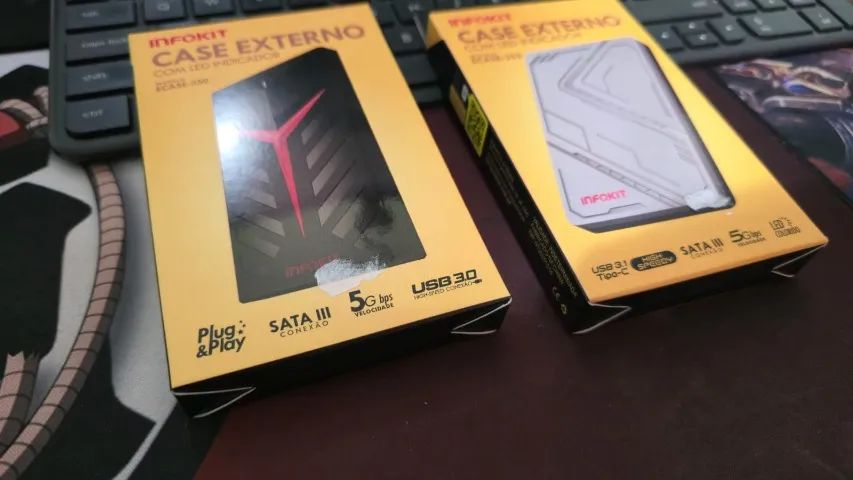 Case HD Usb 3.0 Externo para Hds de Notebook Infokit - Foto 3