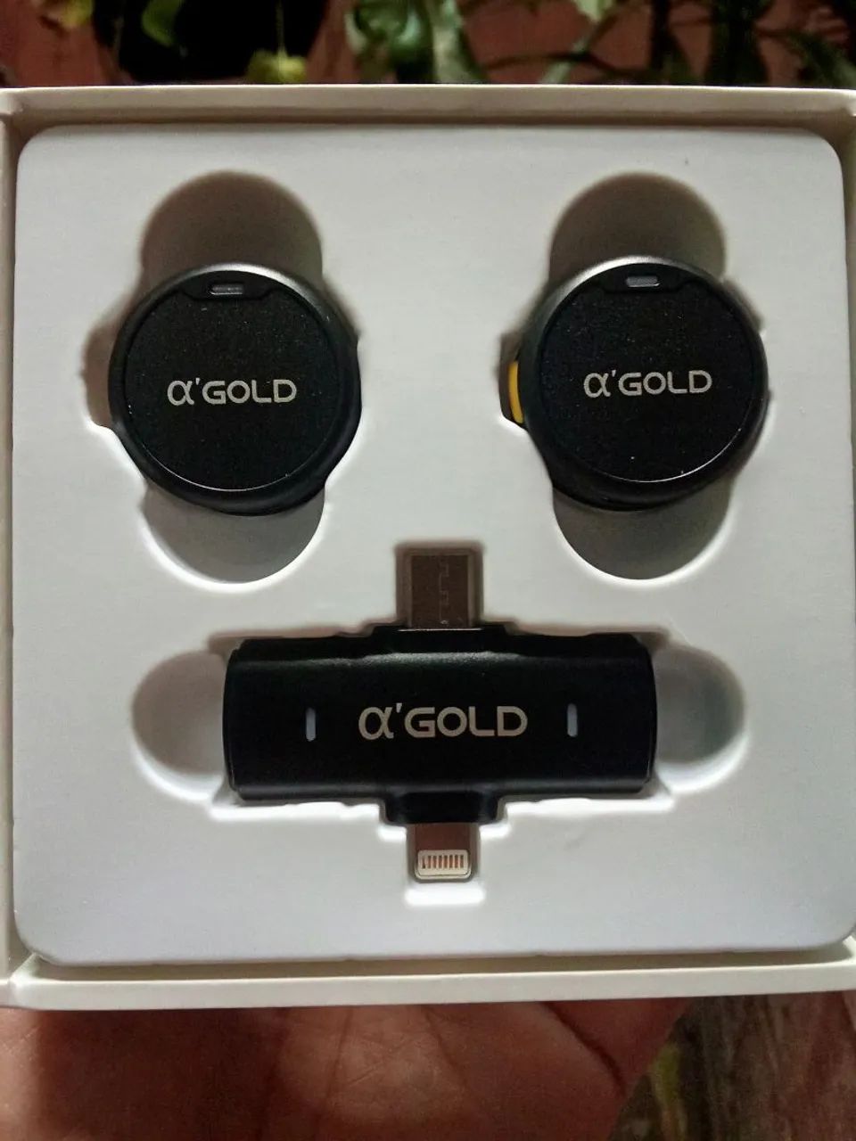 Microfone de lapela sem fio 2 em 1<br>Som limpo até em ambiente barulhento ? - Foto 2