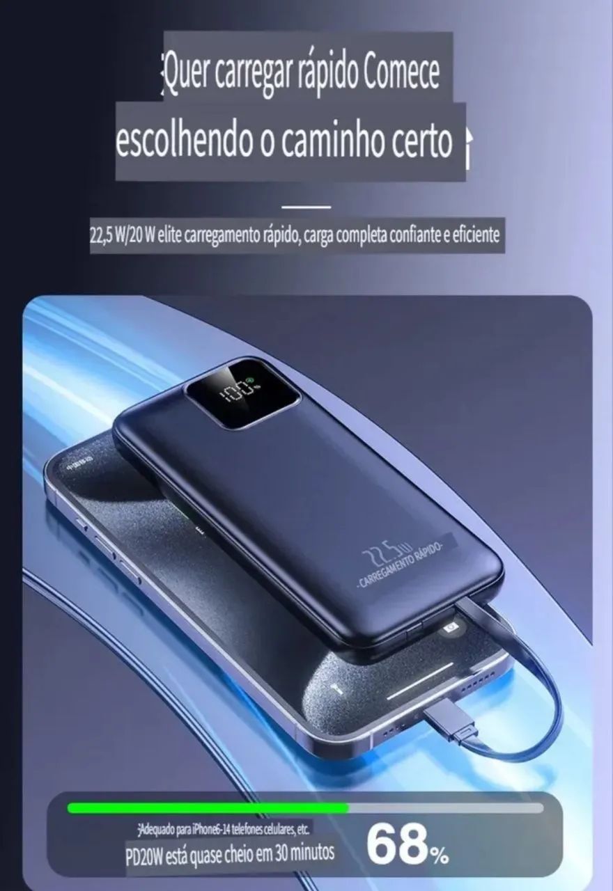 Carredor portátil de 20000mah original super turbo  - Foto 2