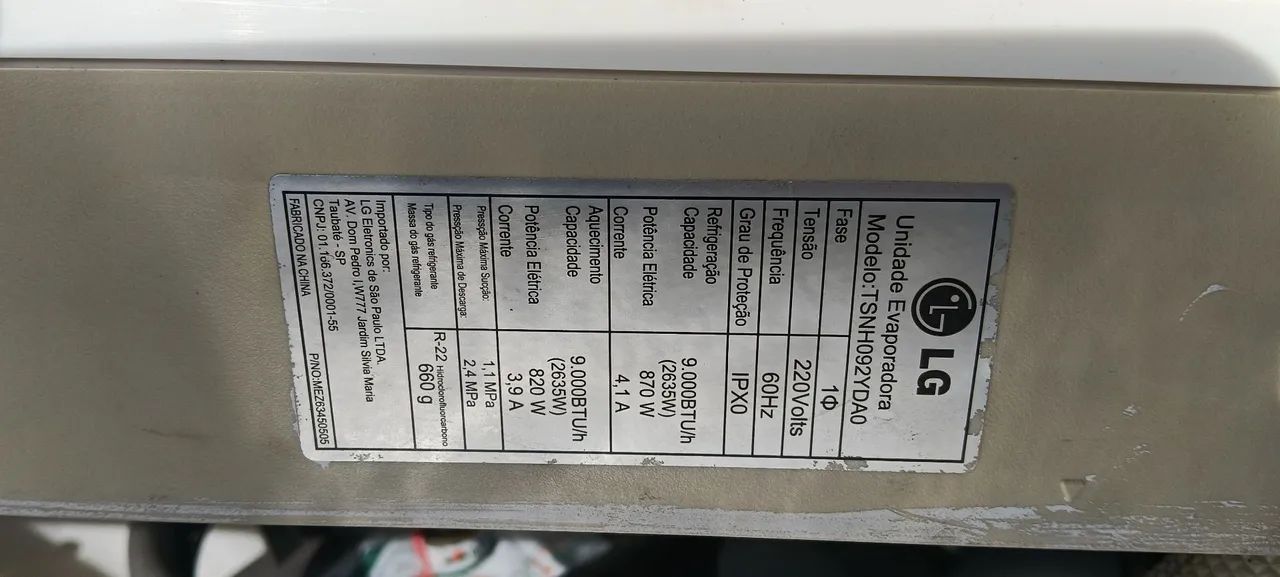 Ar condicionado LG 9 mil btus  - Foto 3