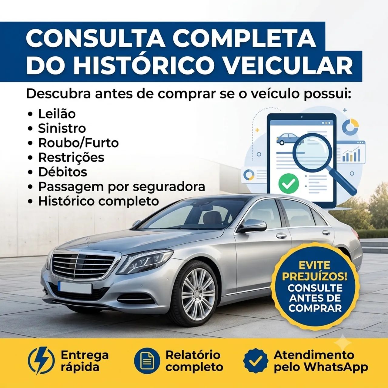 Consulta Completa Histórico Veicular | Evite Prejuízos! - Foto 2