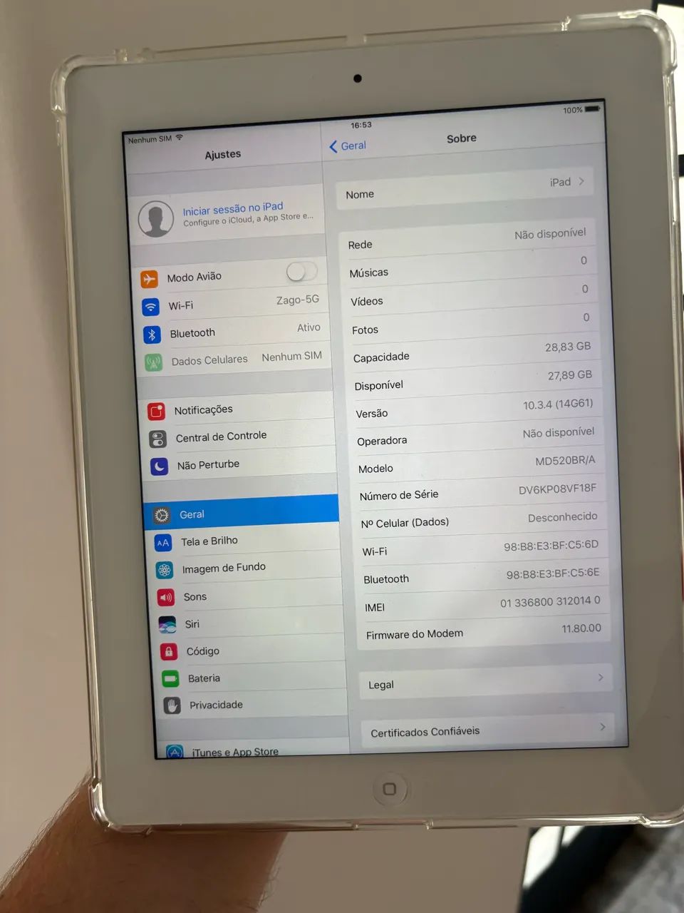 iPad Branco  - Foto 2