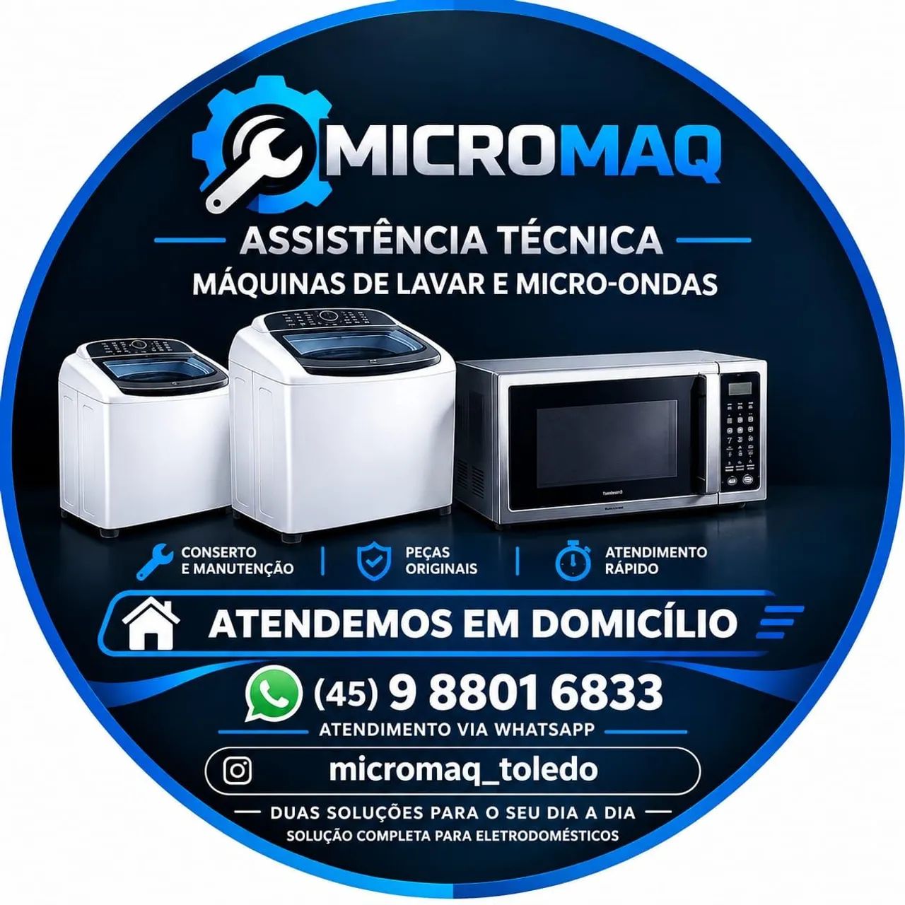 Micromaq - Consertou de máquina de lavar e microondas  - Foto 5