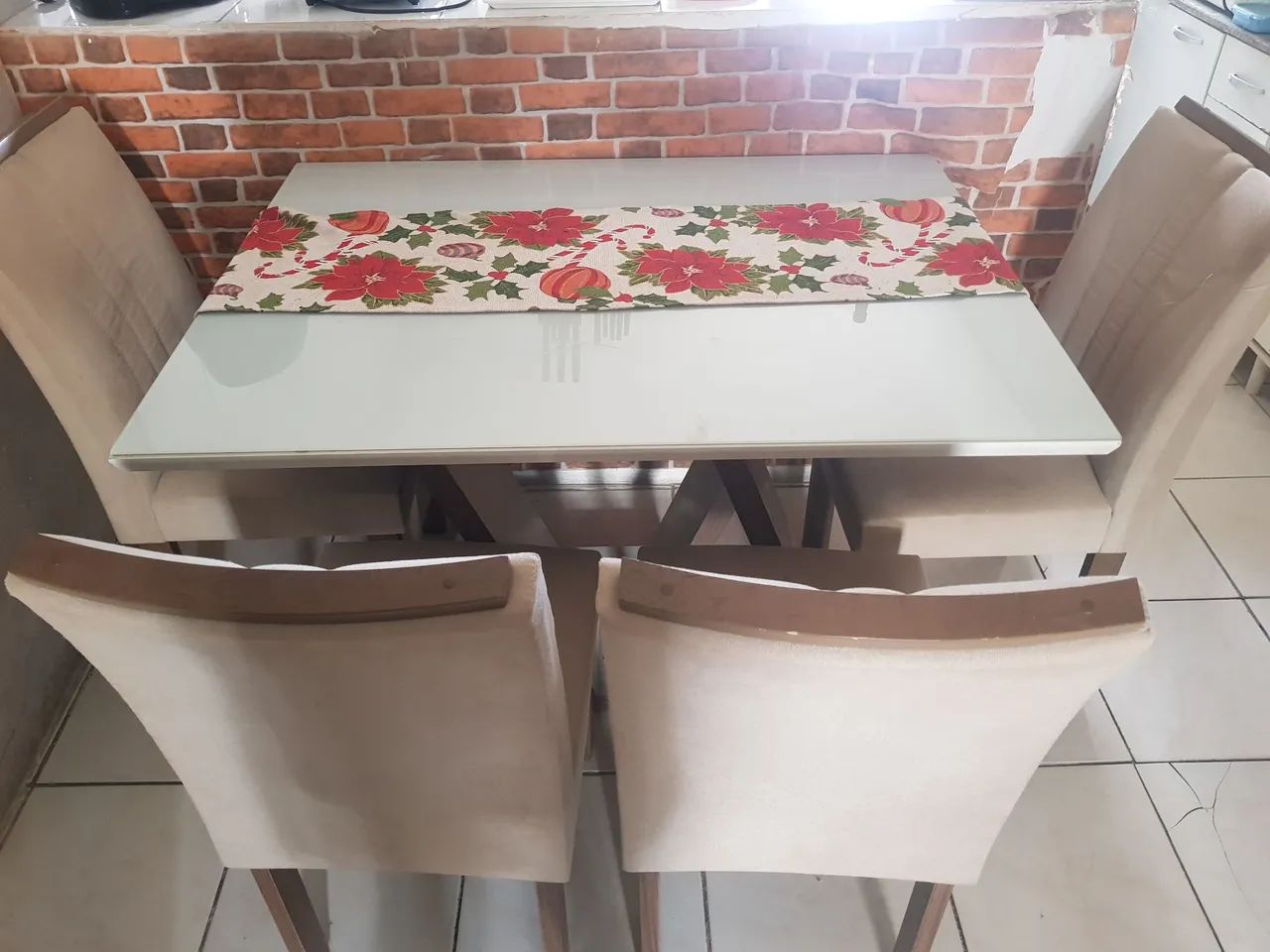 Conjunto de Mesa de jantar com 4 cadeiras  - Foto 2