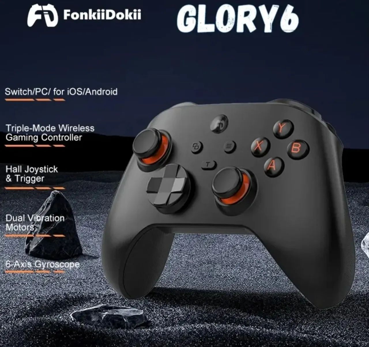 Controle FonkiDoki G6 PC/SWITCH/ANDROID - Foto 3