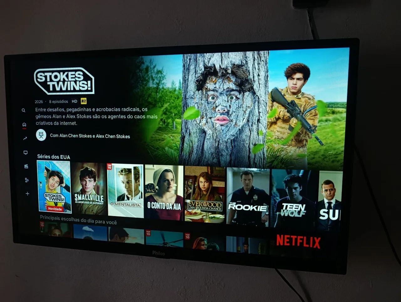 Smart tv Philco 32 polegadas led, Netflix, YouTube  - Foto 2