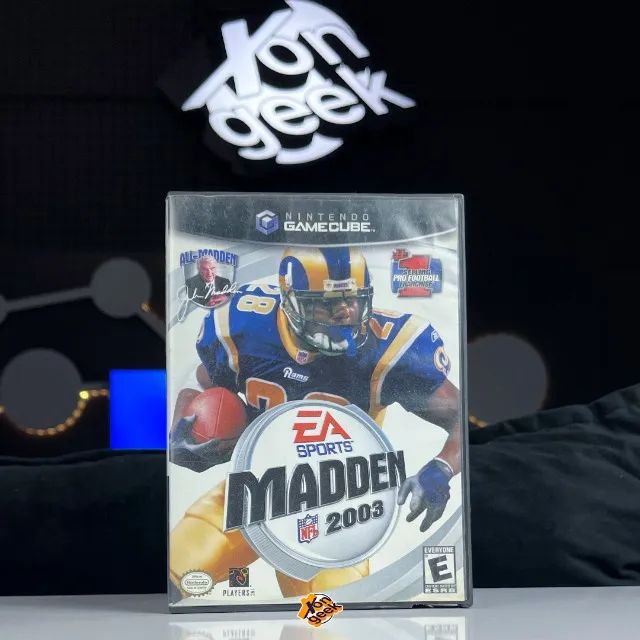Jogo Madden 2003 (Usado) - GameCube | Com Encartes e Manuais