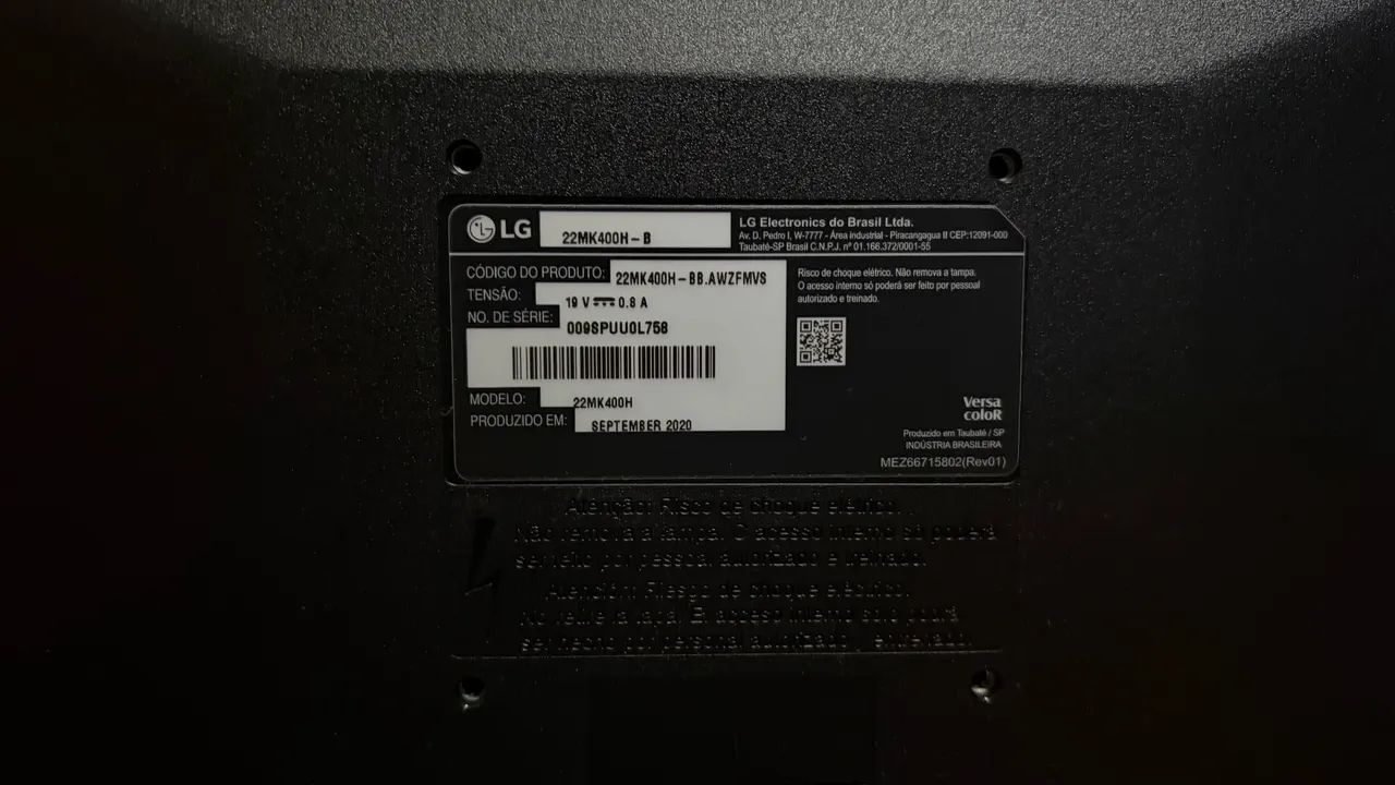 MONITOR LG 22pol - MODELO 22MK400H - Foto 4