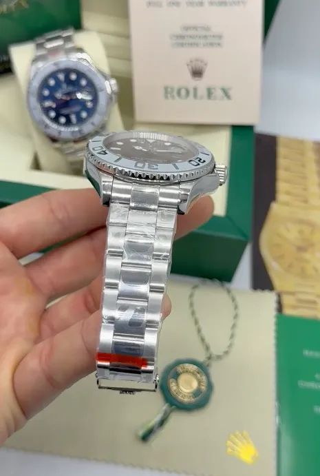 Rolex Yatch Master Automático Cinza - Foto 4