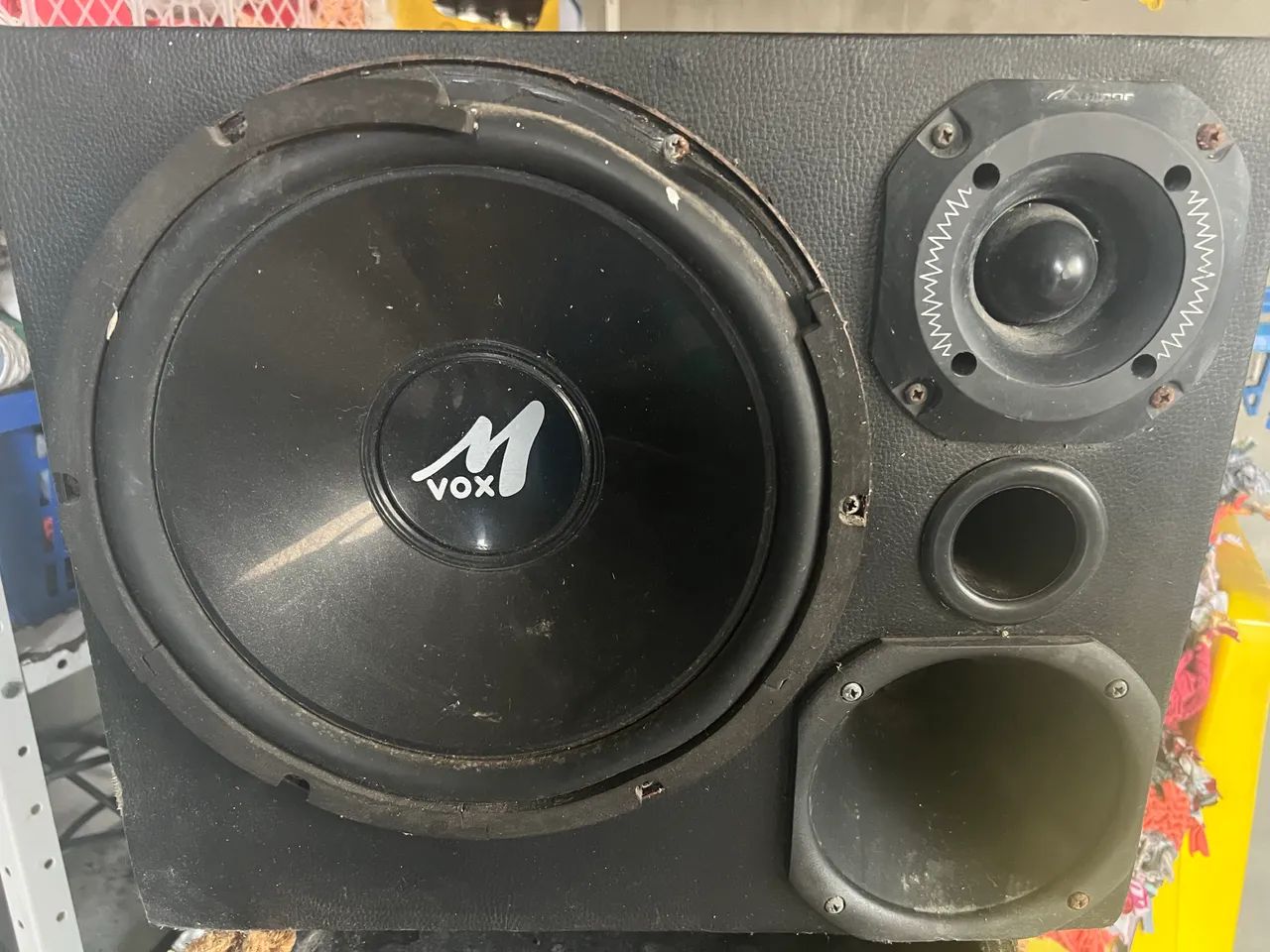 Caixa Trio Automotiva Completa + Caixa 3 Vias (Vox) - Muito Potente 1