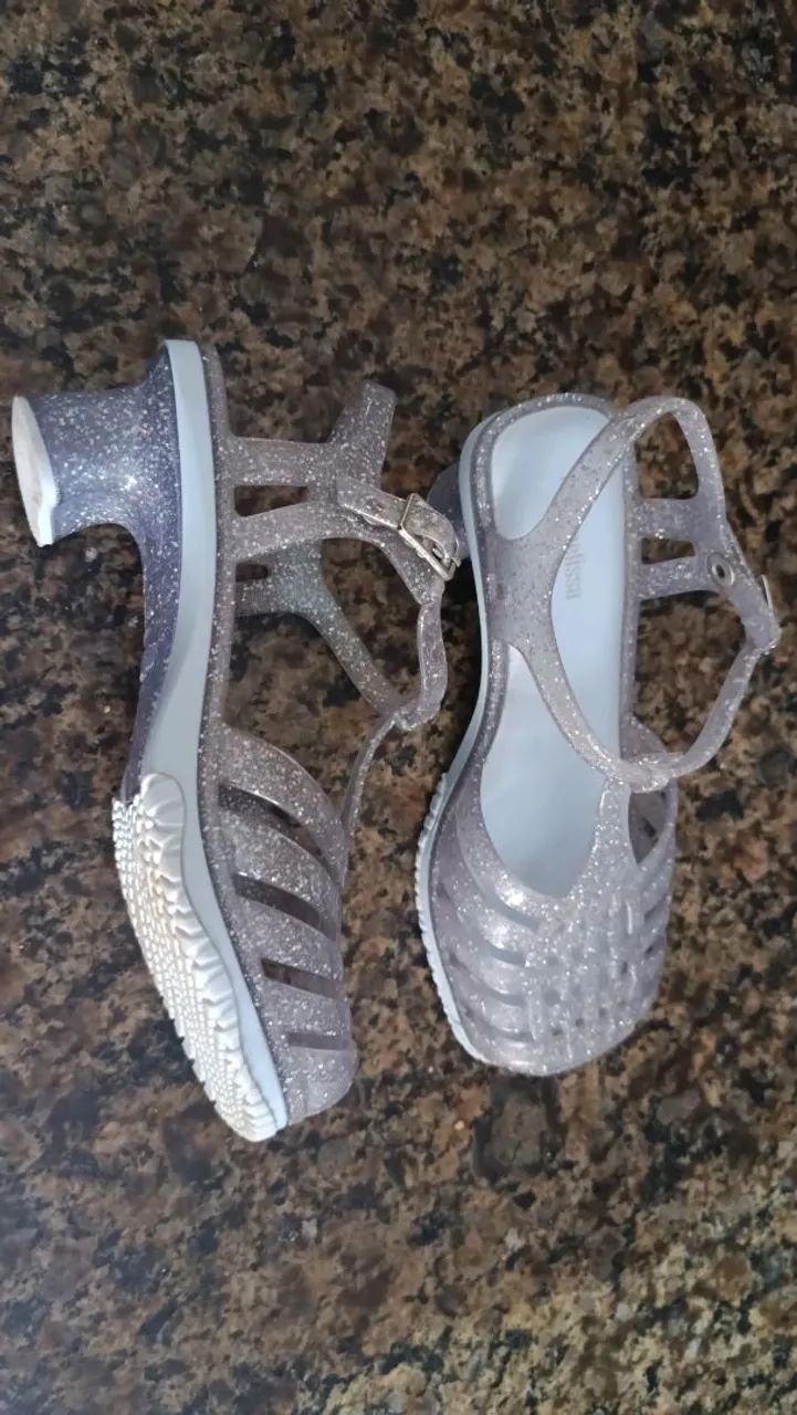 Mini Melissa original com glitter, Num 28 - Foto 4