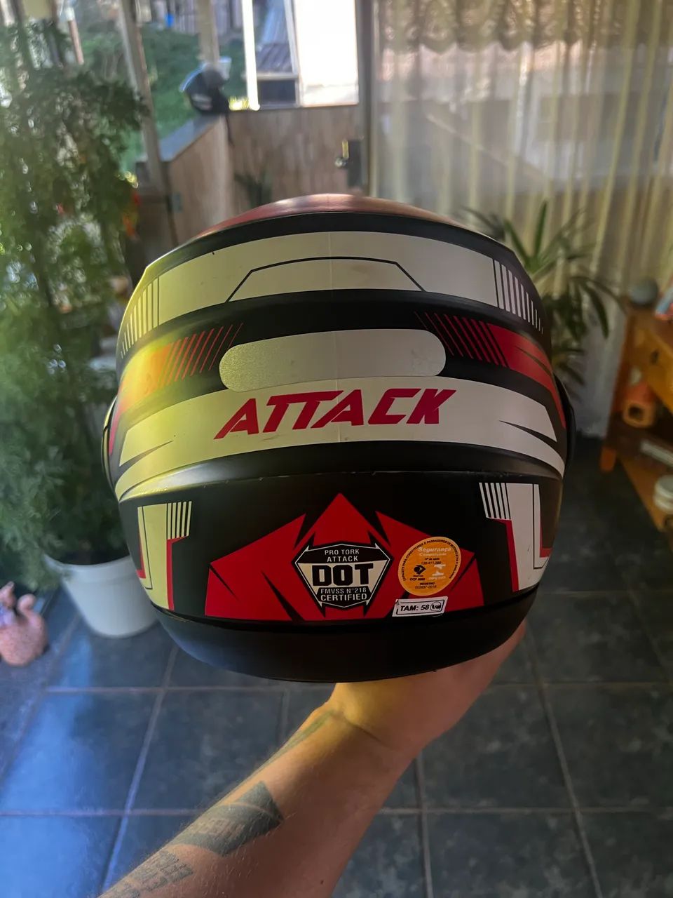 Capacete Attack Protork - Foto 3