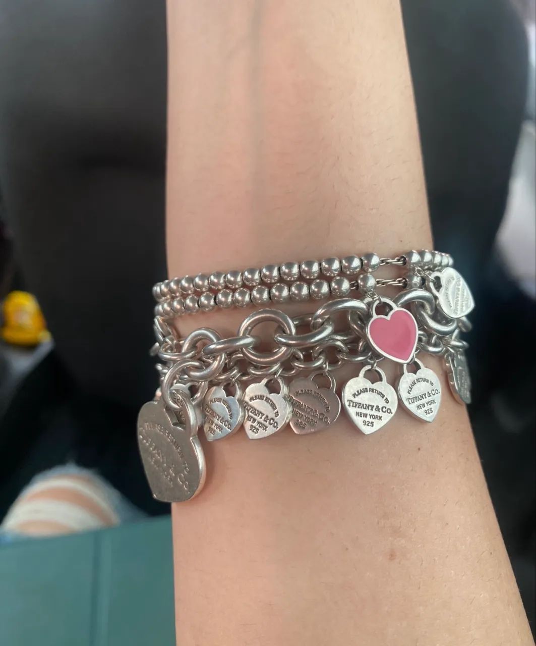 pulseira tiffany multicorações - Foto 4