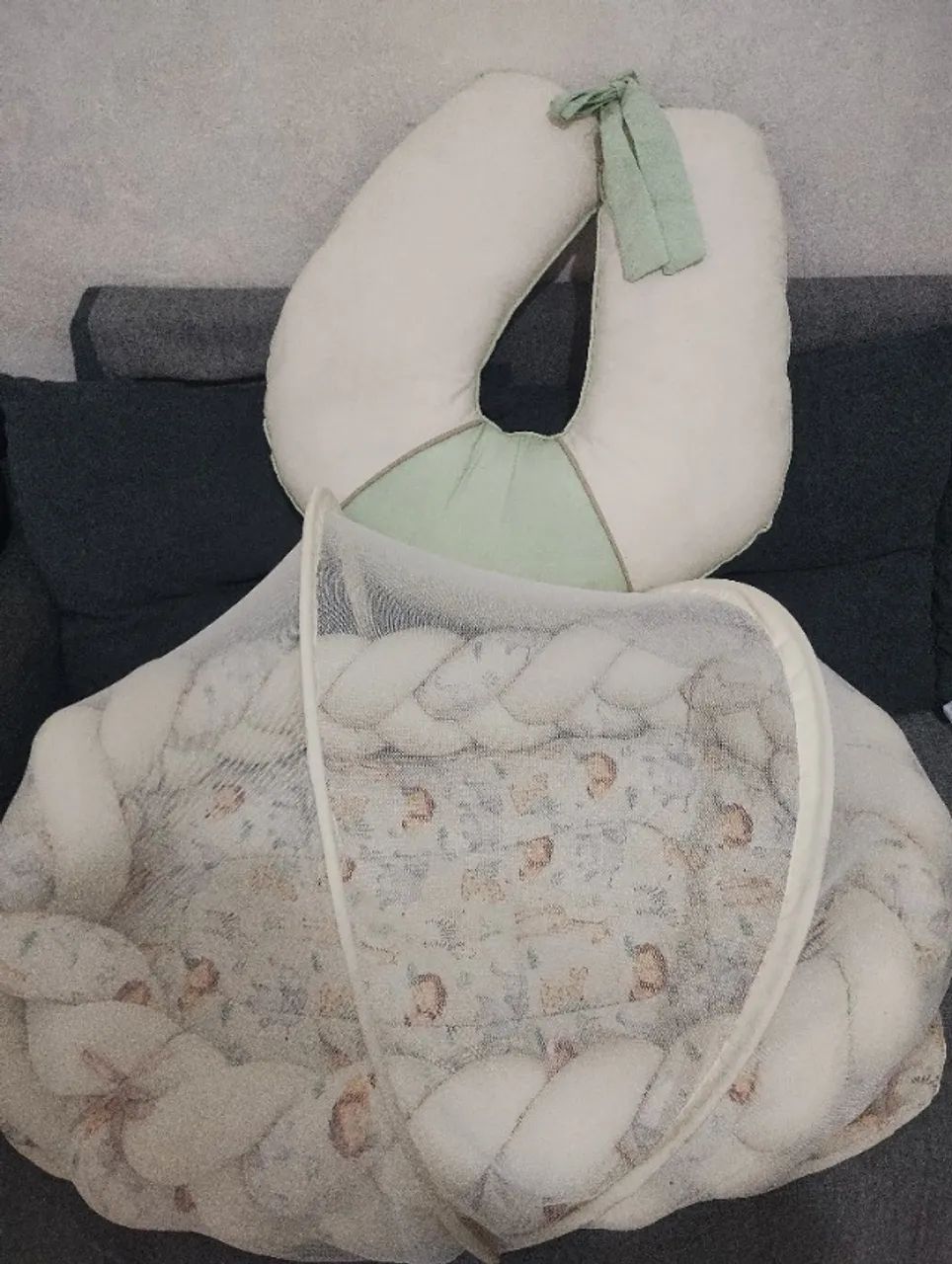 Kit almofada bebê + Ninho