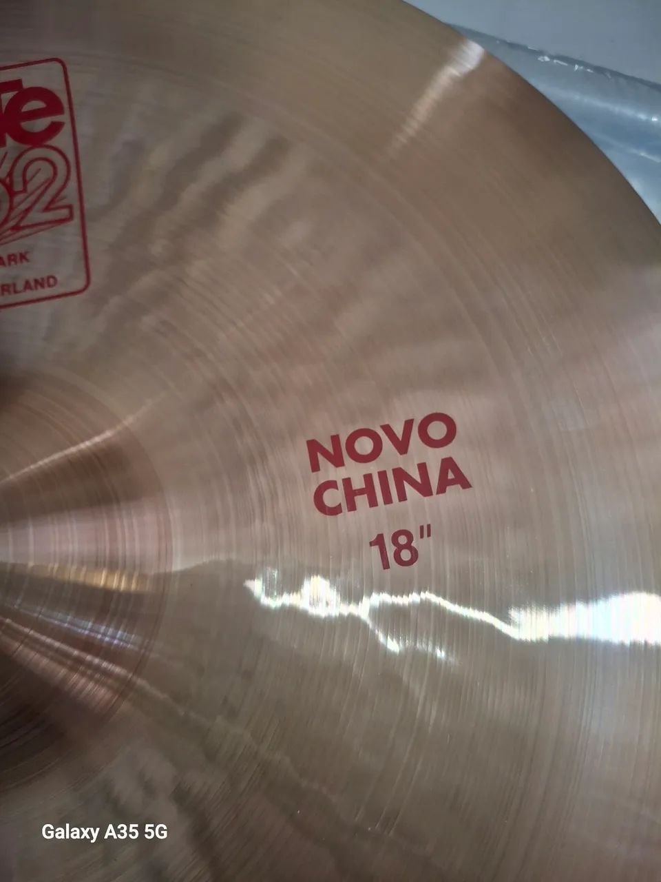 Prato paiste novo china de 18 - Instrumentos musicais - Novo