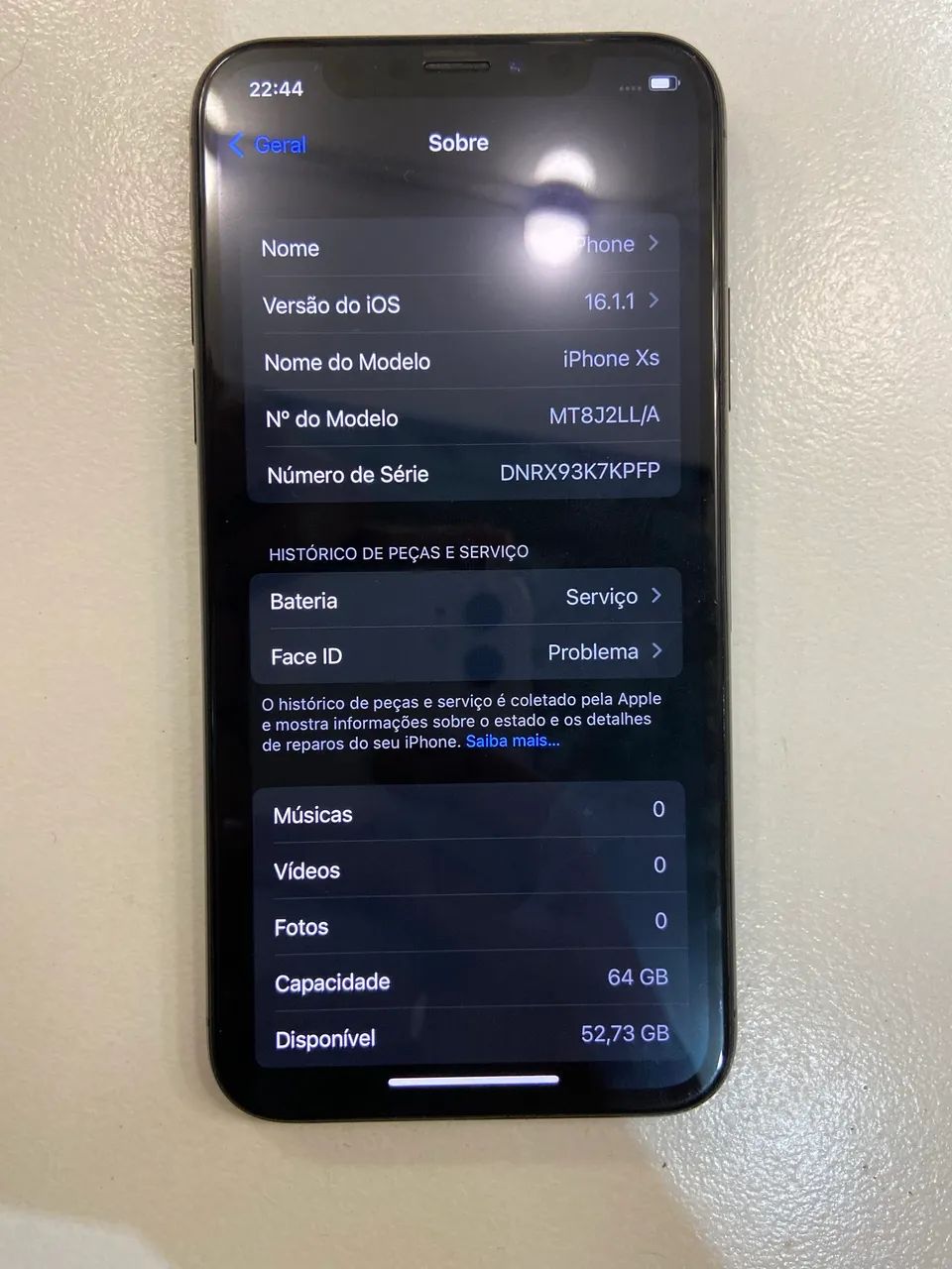 iPhone XS 64gb (Face ID não funcional) - Foto 6