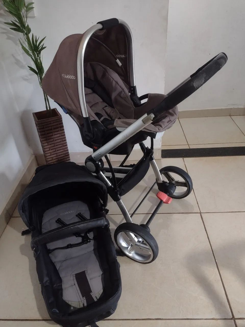Carrinho moisés+bebê conforto  - Foto 5