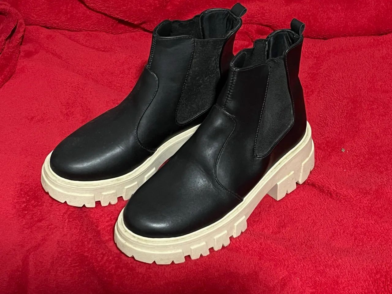 Bota tratorada preta n 35