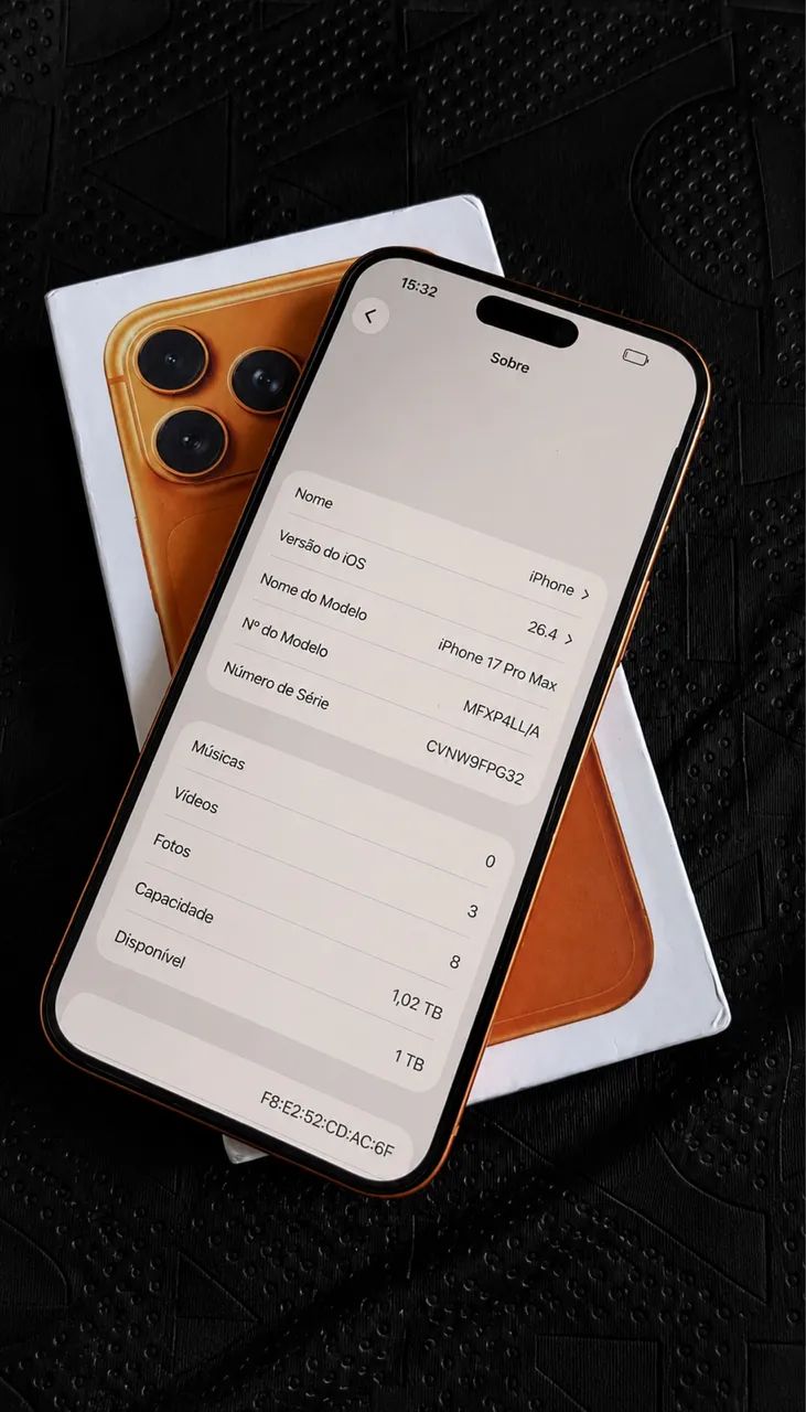 iphone 17 Pro Max 1TB Laranja 