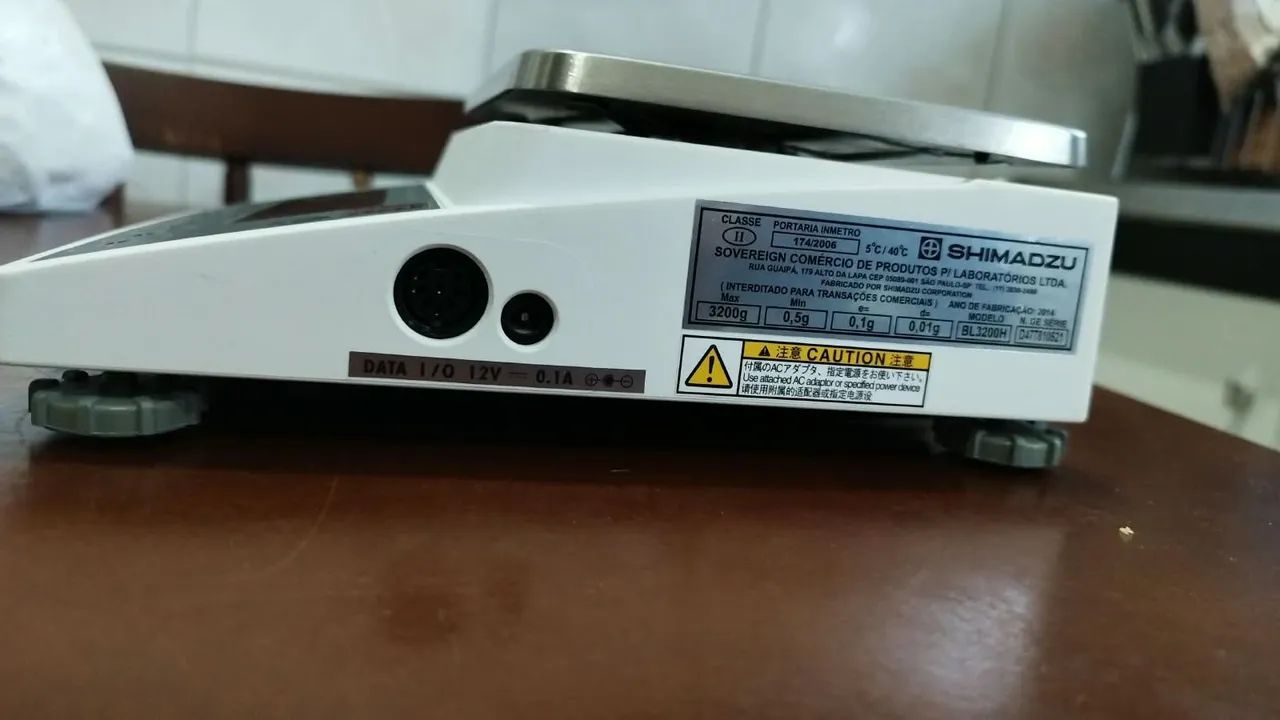 Balança de Precisão 3200gr Com Divisão de 0,01gr BL3200H Shimadzu - Foto 2