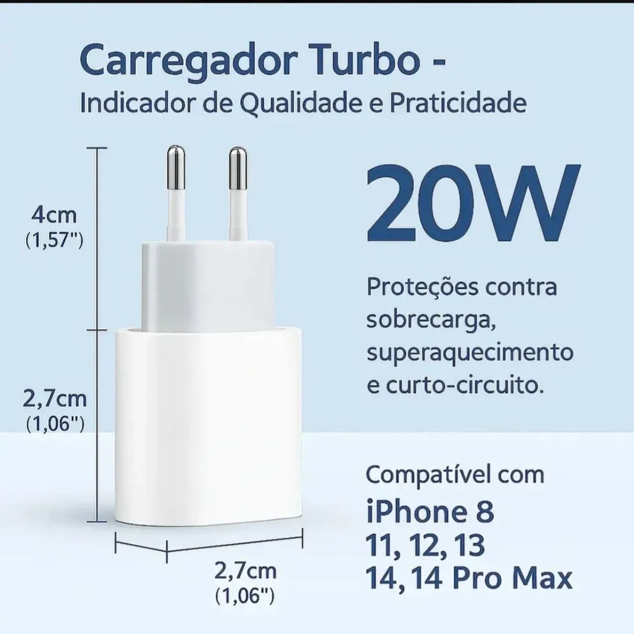 Carregador USB-c iPhone  - Foto 4