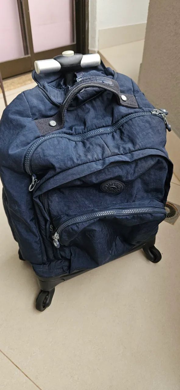 Mochila Kipling azul Marinho - Foto 5