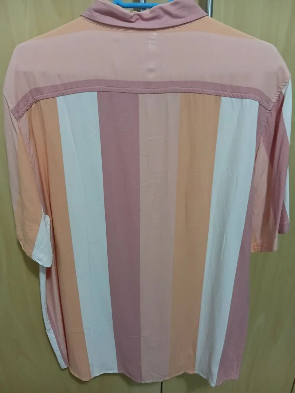 Camisa listrada manga curta - Foto 2