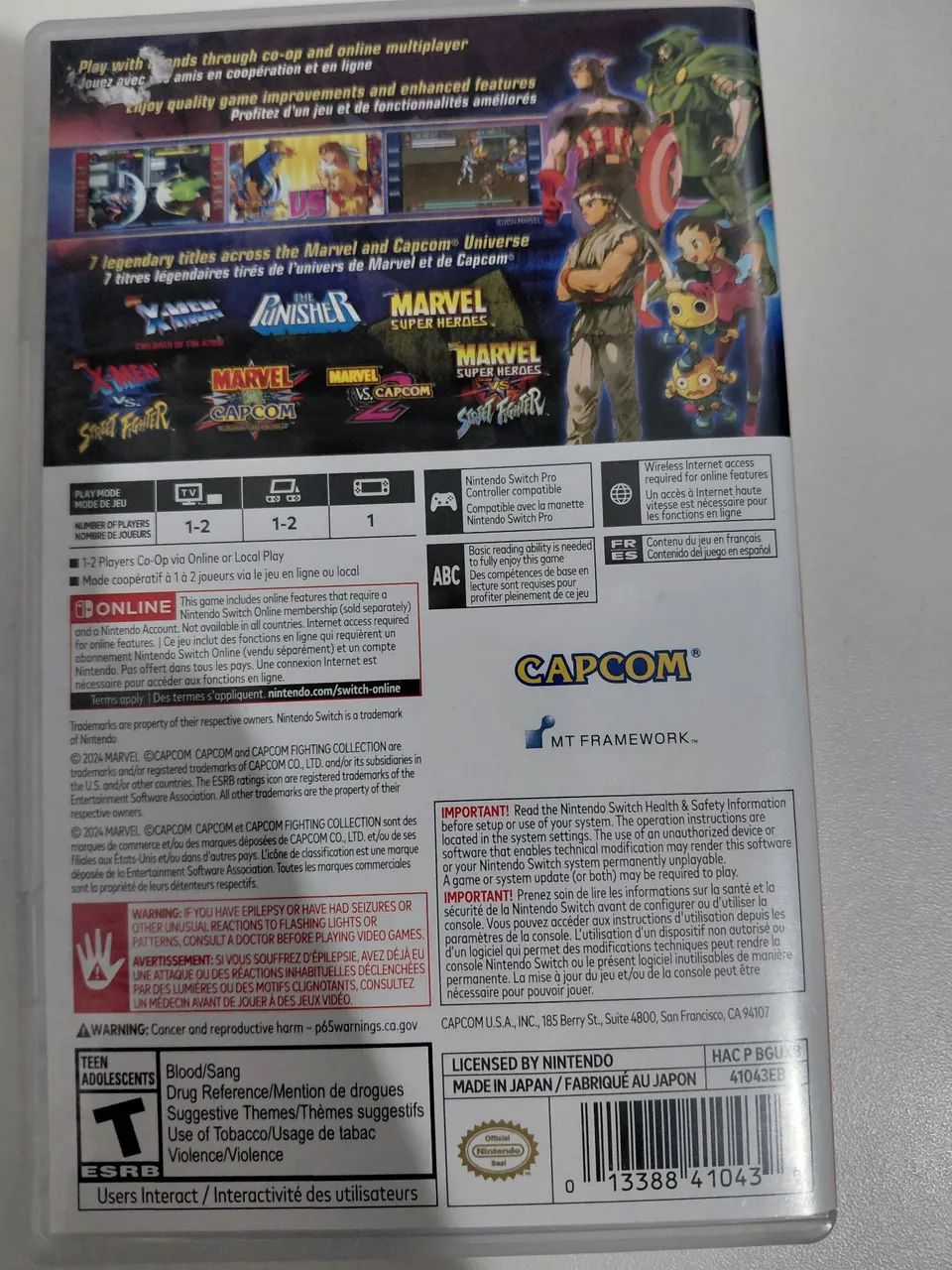 Marvel vs Capcom Nintendo switch  - Foto 2