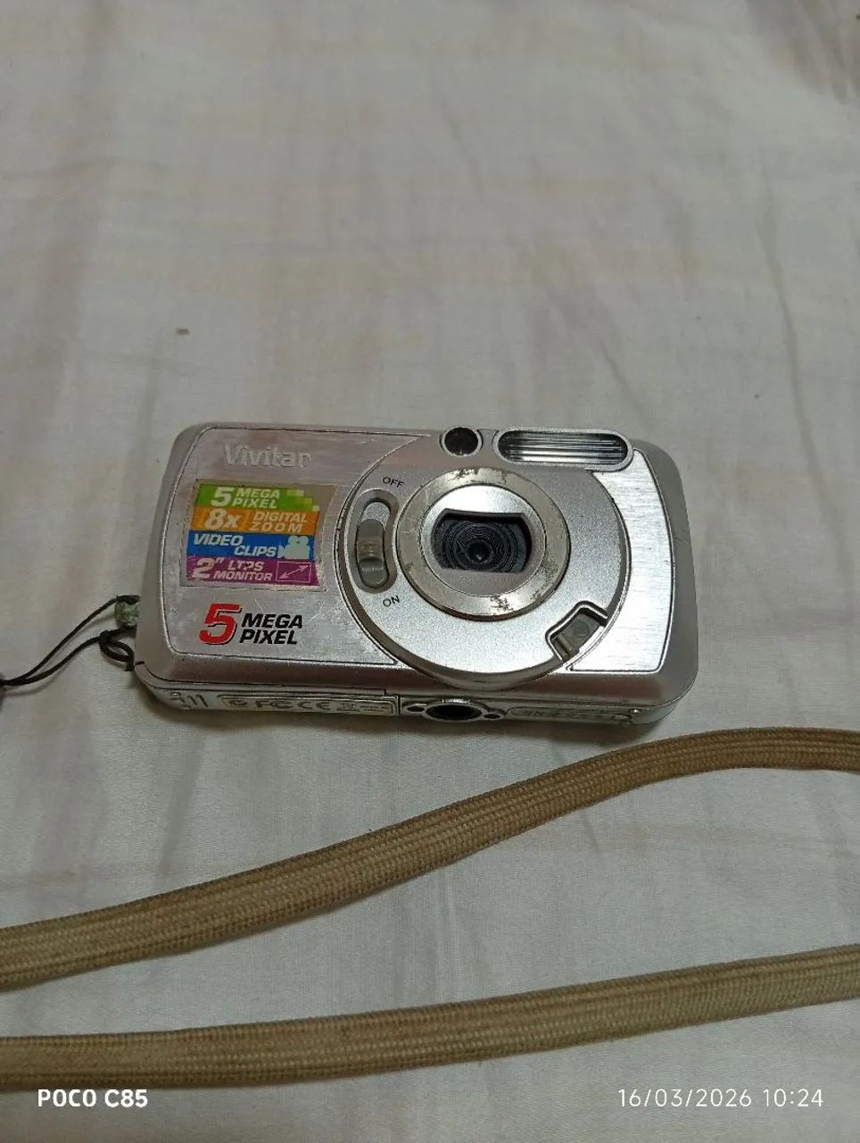 Câmera sem bateria 