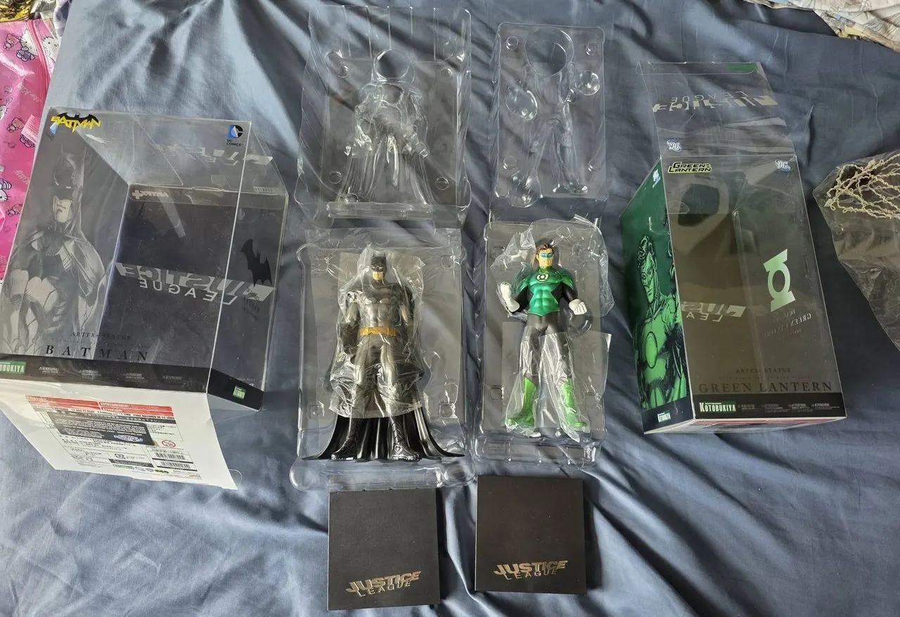 Batman e Green Lantern Kotobukya ORIGINAIS