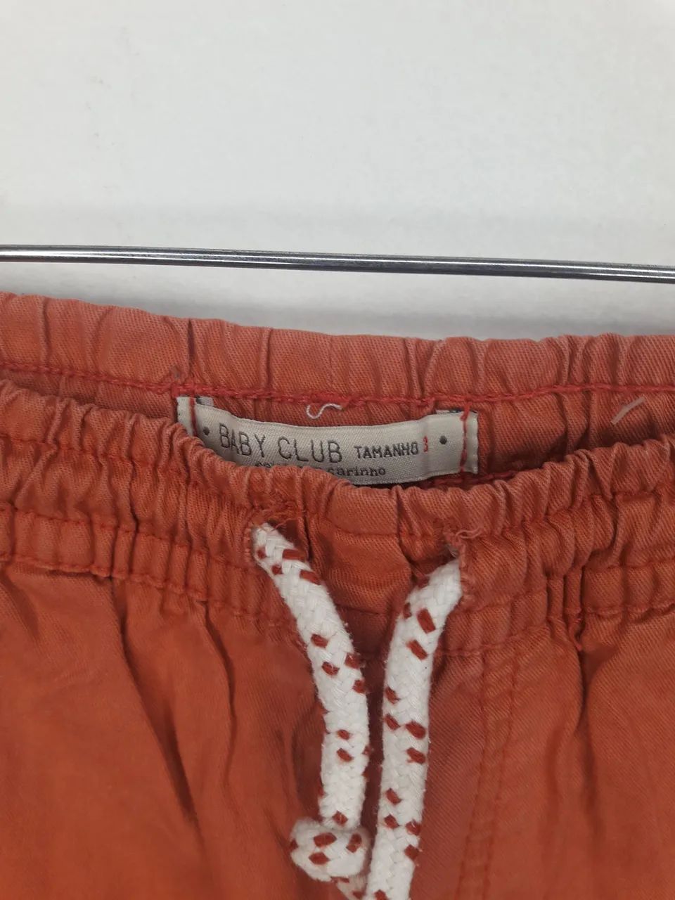 Shorts Infantil Laranja Baby Club 2/3 anos 2