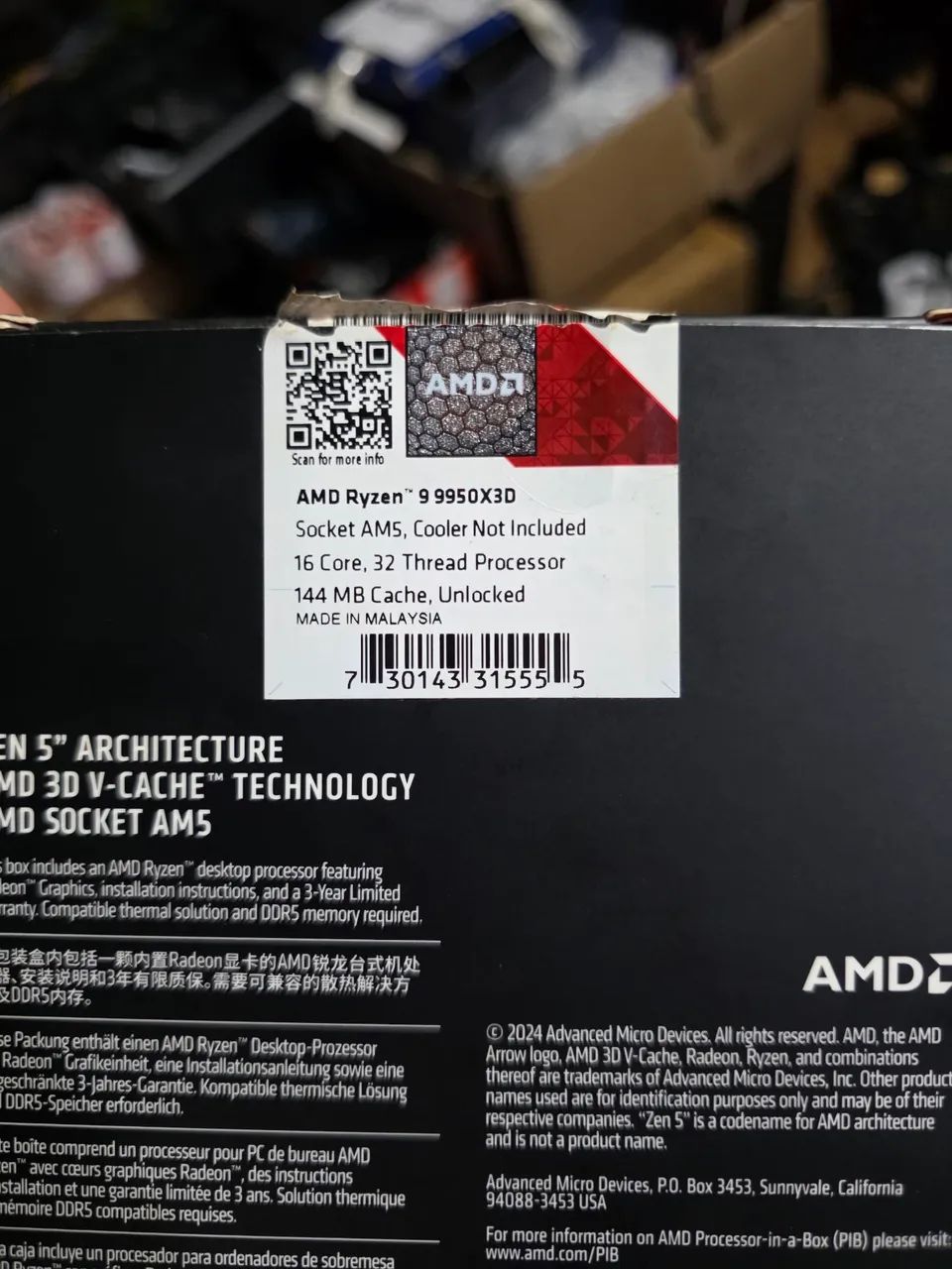 Ryzen 9 9950x3d - Foto 2