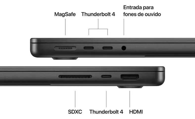 Macbook Pro M5 14.2 Preto Especial Ram 16gb E Ssd De 512gb (Novo