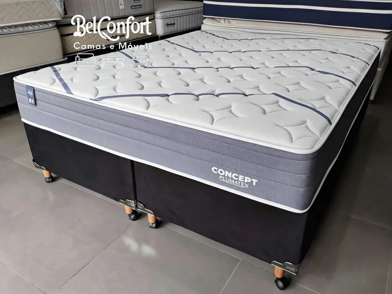 Cama Queen concept Molas ensacadas 