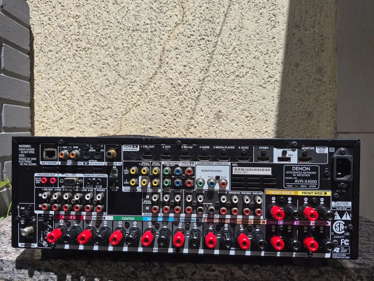 Receiver denon avr×4000 - Foto 5