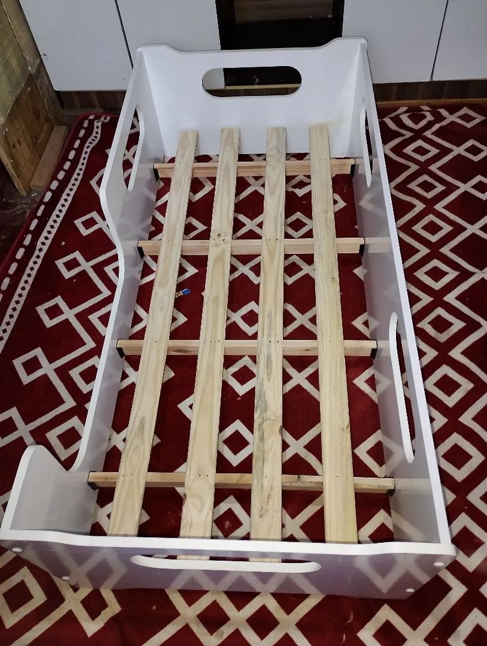 Mini cama infantil e bebê conforto  - Foto 5