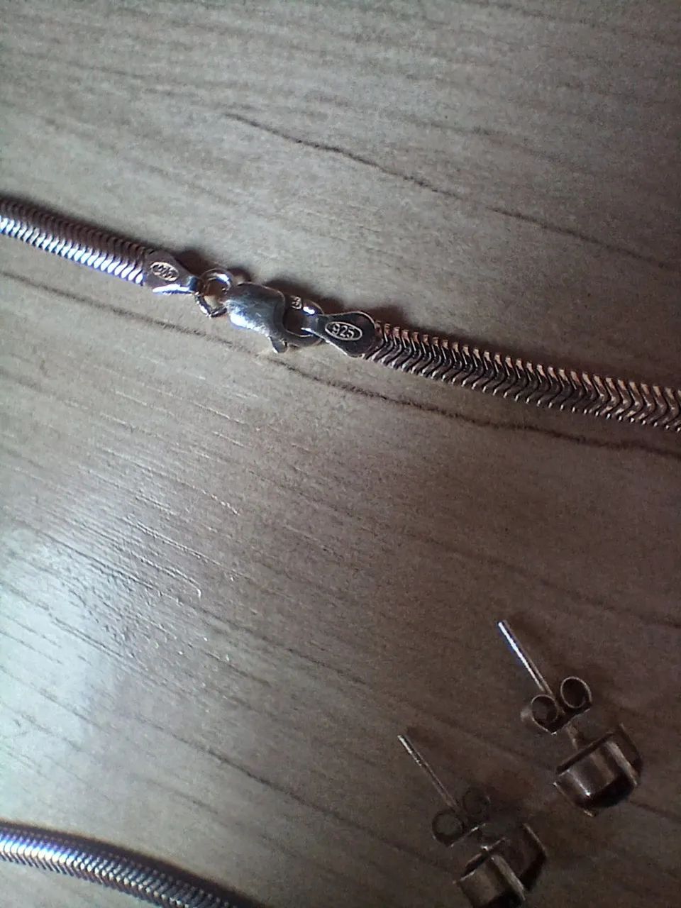 Colar de prata 925 + brinco de prata com ametista  - Foto 2