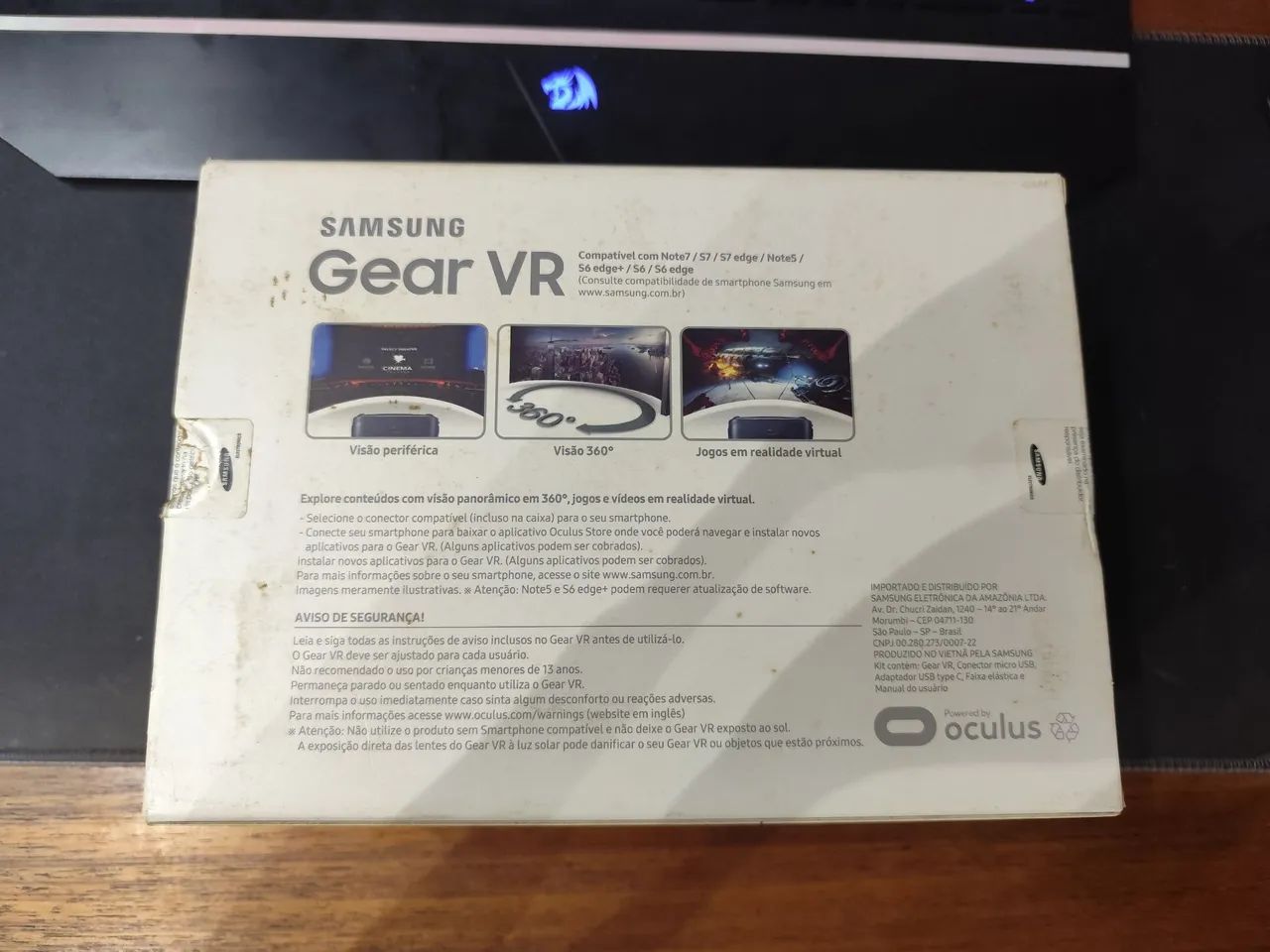 Óculos de Realidade Virtual Samsung Gear VR (Na Caixa) - Foto 5