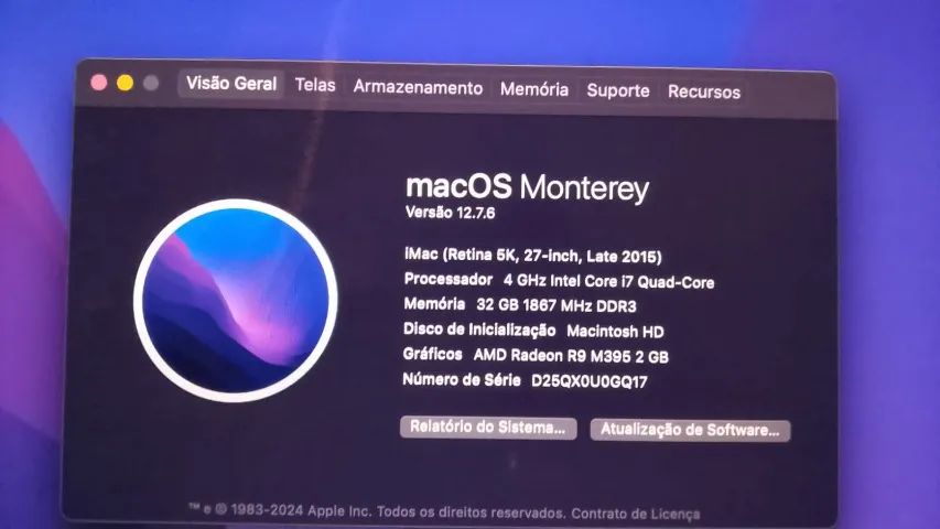 imac2015 27 polegadas, retina 5K com 2Tb - Foto 3