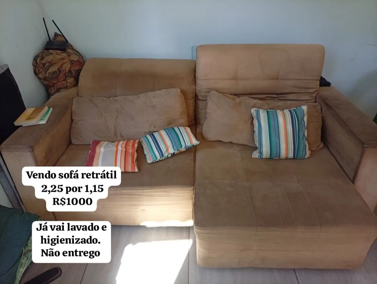 Vendo sofá retrátil