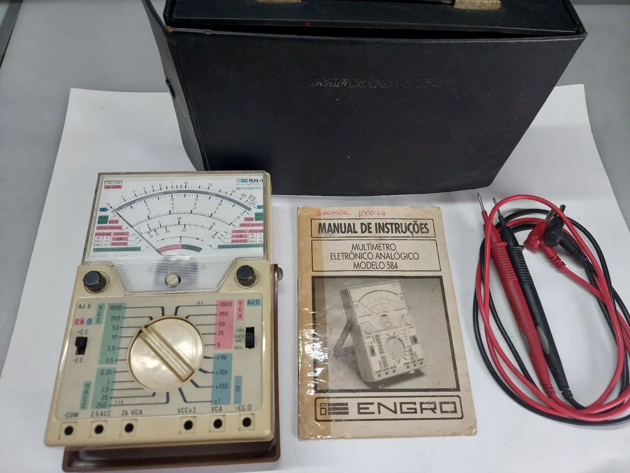 MULTIMETRO ELETRONICO ANALÓGICO ENGRO MODELO 584 